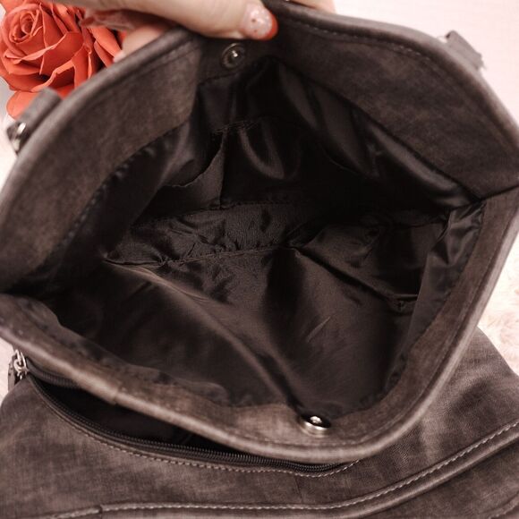 Multi Sac Oakland Gray Tote Bag Purse Storage - Picture 9 of 15